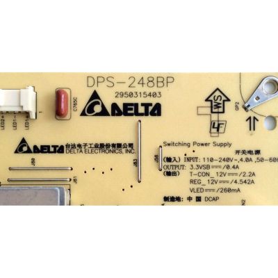 FUENTE DE PODER PARA TV SONY / NUMERO DE PARTE 1-895-407-11 / DPS-248BP / DPS-248BP A / 2950315403 / 189540711 / 880400E00-065-G / 00-MP-1310012195 / M13014804785 / MODELOS KDL-70R520A / KDL-70R550A - Imagen 4